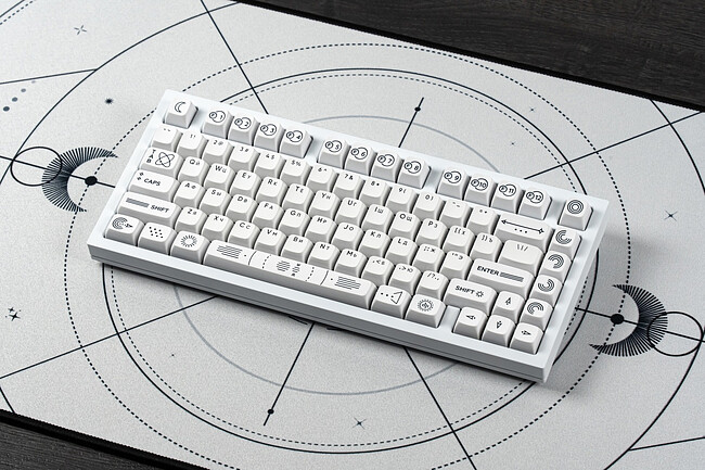 Клавиатура Дарк Проджект CM81 Zeno White (DP-CM81ZWC)