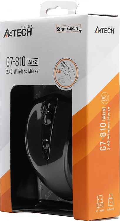 Мышь A4Tech G7-810 Air2 черный
