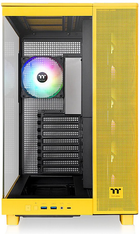 Корпус Thermaltake View 380 XL TG ARGB Bumblebee ATX без БП (CA-11E-00M4WN-00)