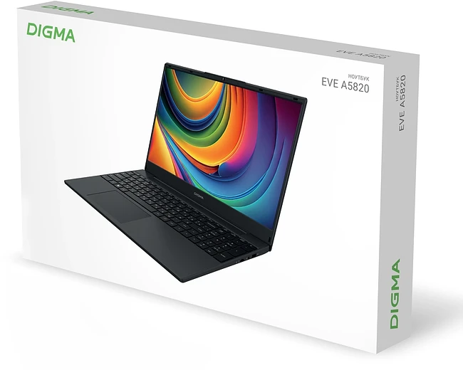 Ноутбук Digma EVE A5820 Black (DN15R3-8CXW02)