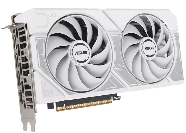 Видеокарта ASUS GeForce RTX 5060 Dual White OC 8GB GDDR7 DUAL-RTX5060-O8G-WHITE (90YV0N15-M0NA00)
