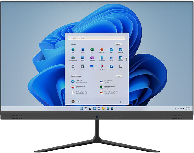 Моноблок IRU P233 8/256Gb черный (1971916)