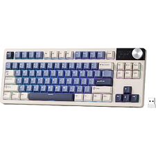 Клавиатура Royal Kludge RK S85 Horizon Blue/Beige switch