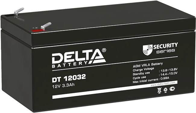 Аккумулятор для ИБП Delta 12V/3.3Ah (DT 12032)