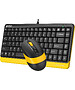 Набор периферии A4Tech Fstyler FG1110 Bumblebee черный/желтый