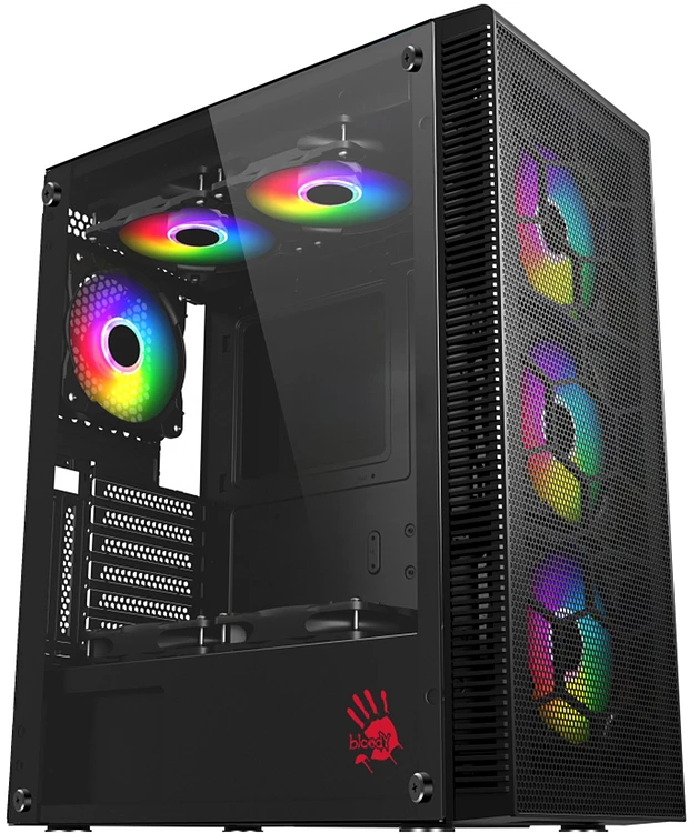 Корпус Bloody BD-CC115 без БП черный (BD-CC115-BK)