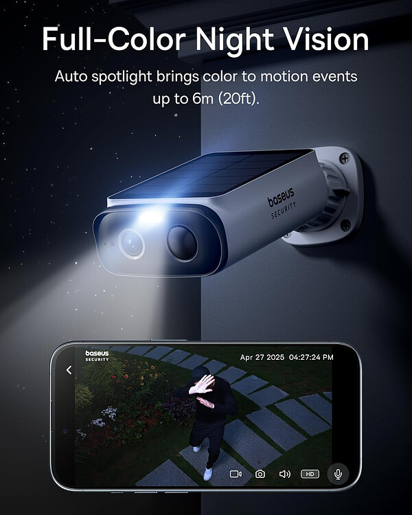 Камера видеонаблюдения Baseus Security S1 Lite S00033 White (S0003300)