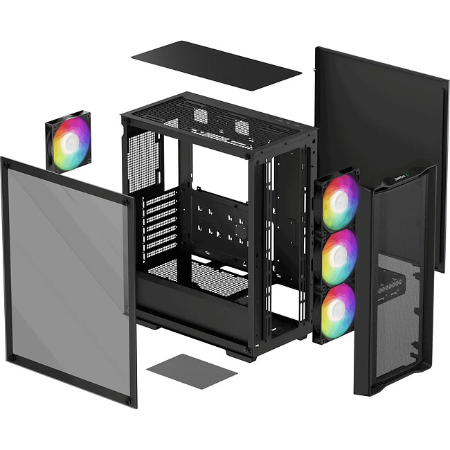 Корпус DeepCool CC560 Mesh V2 без БП Black (R-CC560-BKAMA4-G-2)