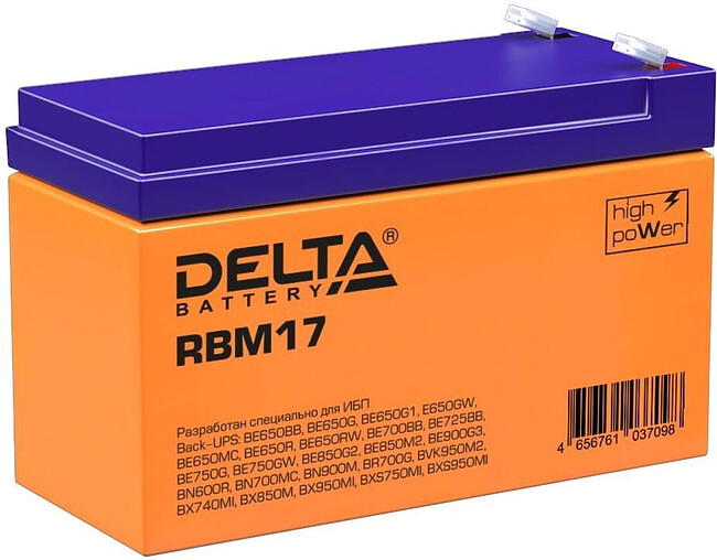 Аккумулятор для ИБП Delta RBM17