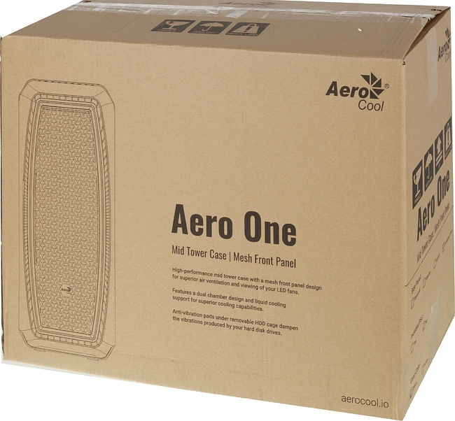 Корпус Aerocool Aero One черный (Frost-G-BK-v1)