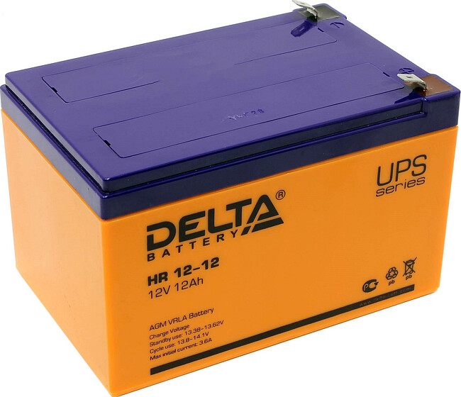 Аккумулятор для ИБП Delta HR 12-12