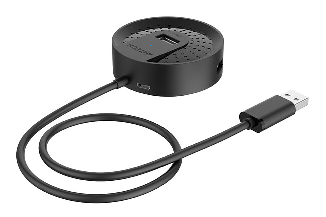 USB-хаб A4Tech HUB-20 черный