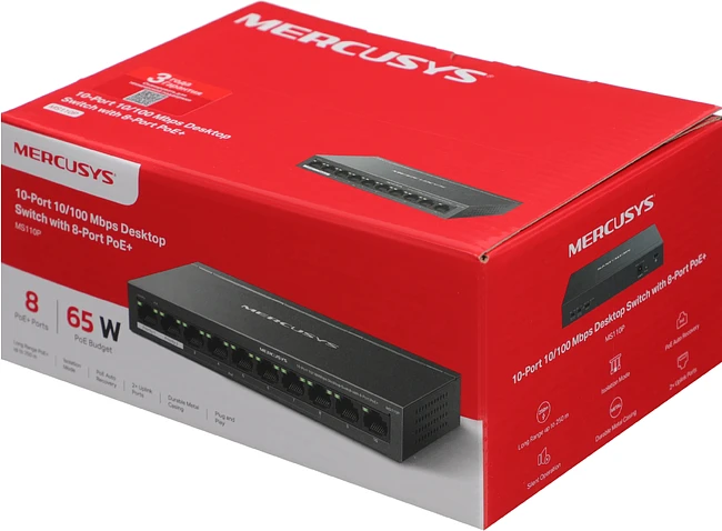 Коммутатор Mercusys MS110P