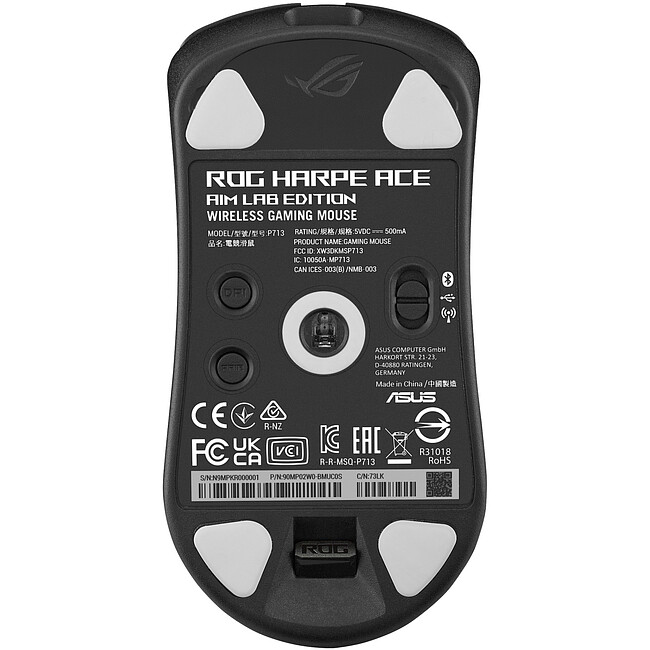 Мышь Asus P713 Rog Harpe Ace Aim Lab Edition Black (90MP02W0-BMUA00)