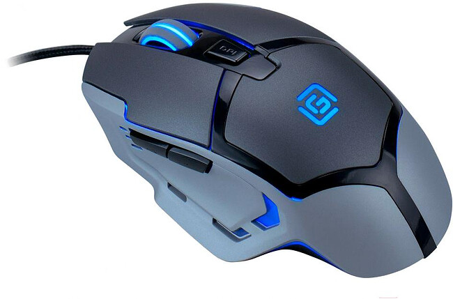 Мышь Oklick 915G Hellwish V2 черный/серый (1003993)