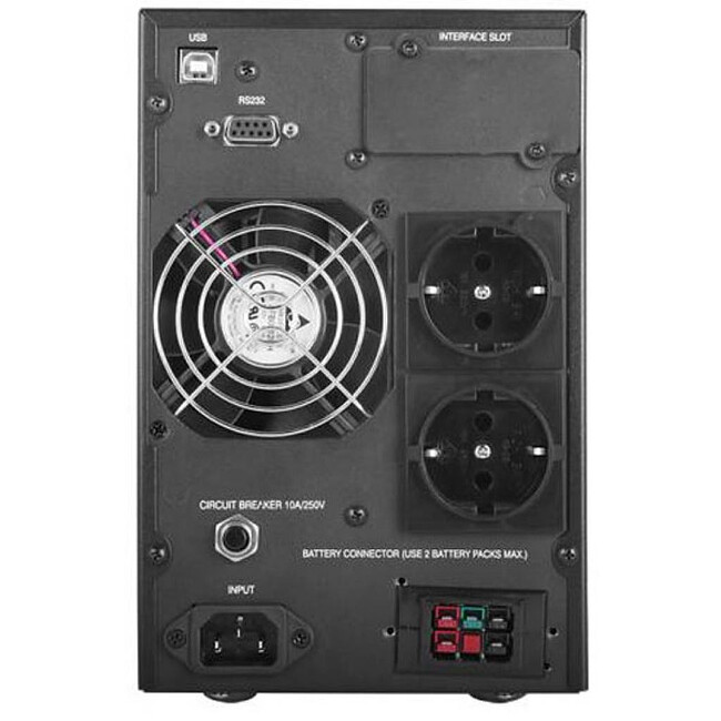 Источник бесперебойного питания Powercom Macan черный (MAC-1000)