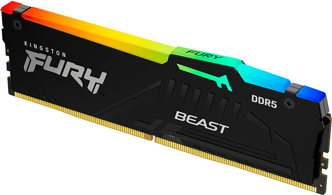 Оперативная память Kingston FURY Beast RGB DDR5 16GB PC5-48000 (KF560C30BBEA-16)