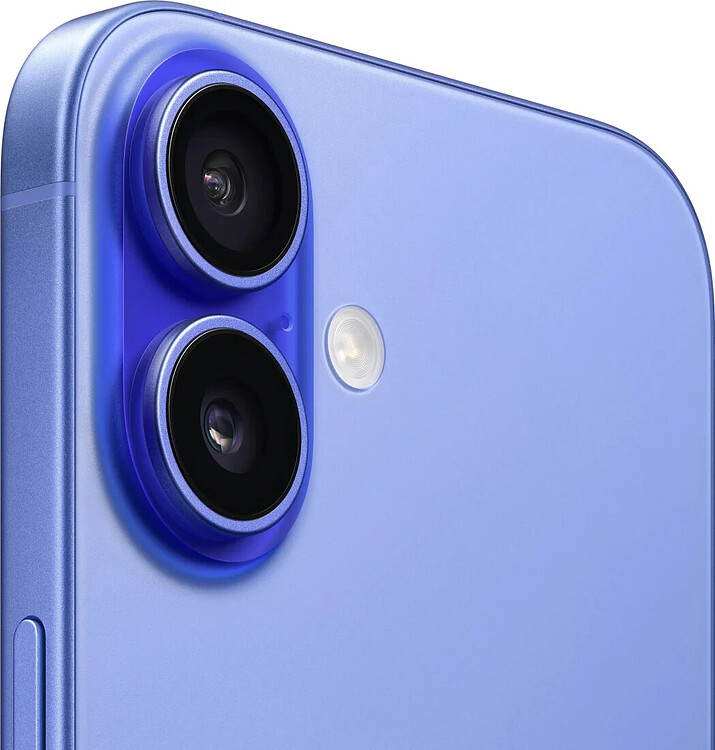 Смартфон Apple iPhone 16 A3287 256GB Ultramarine CN (MYEH3HN/A)
