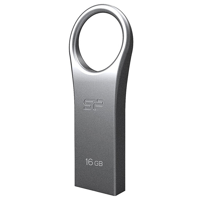 USB Flash-накопитель Silicon-Power Firma F80 16Gb серебристый (SP016GBUF2F80V1S)
