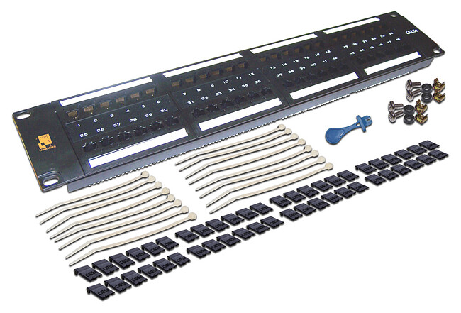 Патч-панель Lanmaster LAN-PPL48U5E Патч-панель Lanmaster LAN-PPL48U5E