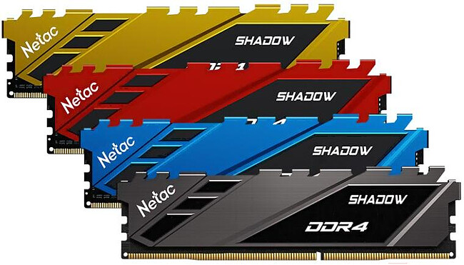 Оперативная память Netac Shadow 8GB DDR4 PC4-28800 Blue (NTSDD4P36SP-08B)