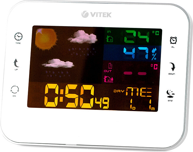 Метеостанция Vitek VT-6412 черный