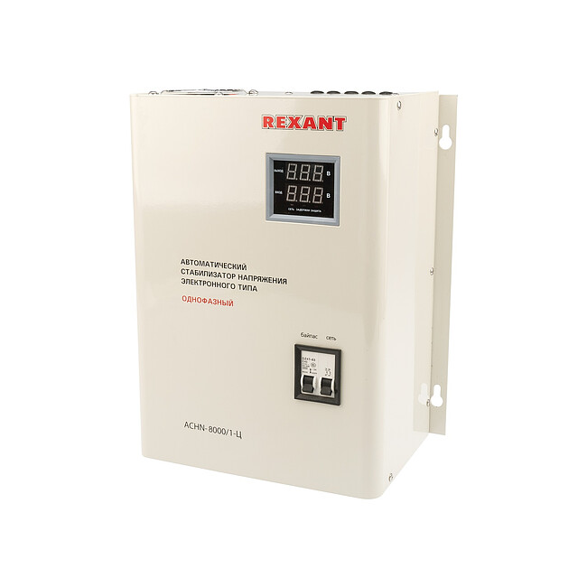 Стабилизатор напряжения Rexant АСНN-8000/1-Ц серый (11-5012)