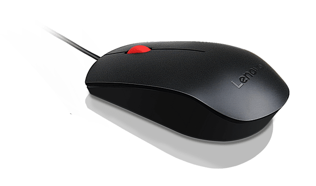 Мышь Lenovo Essential USB Mouse черный (4Y50R20863)
