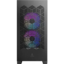 Корпус Azza Aerohex-M без БП черный (CSAZ-203A03M)