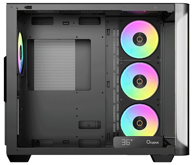 Корпус Ocypus Iota C70 BK Curve ARGB Digital (Iota-C70-BKD400CD-GL)