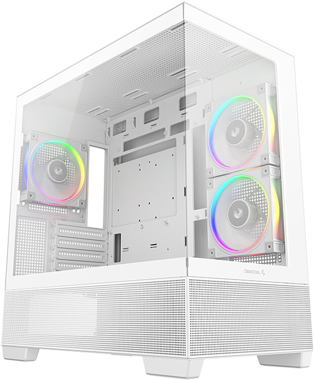 Корпус DeepCool CG380 3F WH ITX без БП белый (R-CG380-WHAGM3-G)
