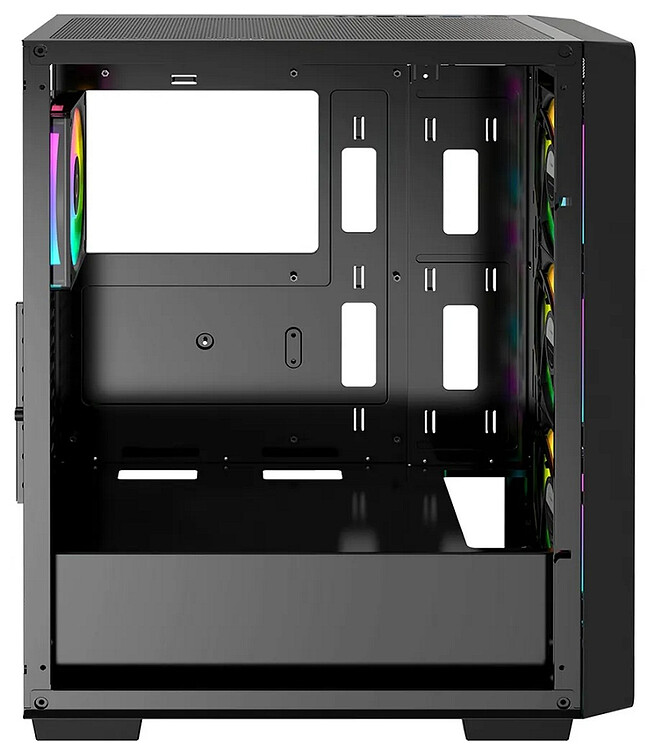 Корпус Ocypus Gamma C60 BK ARGB ATX без БП (Gamma-C60-BKG400XX-GL)