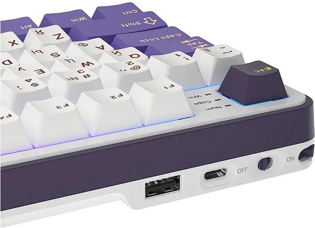 Клавиатура Royal Kludge RK-S98 Brown switch Blackberry