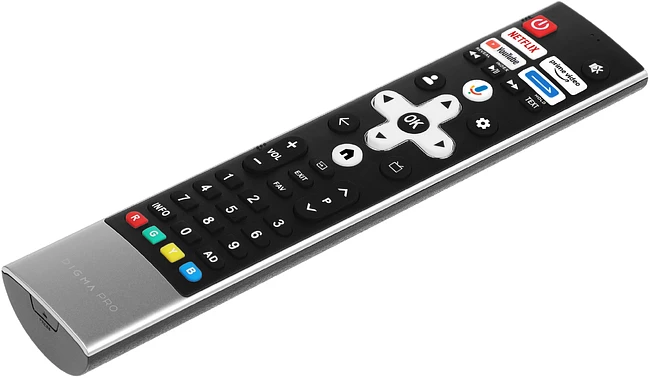 Телевизор Digma Pro 55M черный/серебристый