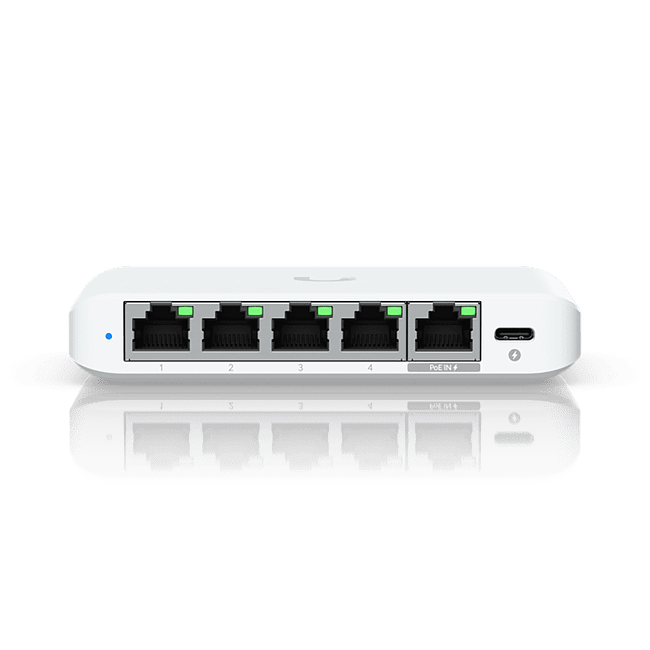 Коммутатор Ubiquiti UniFi Switch Flex Mini 2.5G Compact (USW-Flex-2.5G-5)