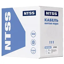 Кабель витая пара NTSS NTSS-IN-UUTP4-5E-LSZH-GY серый
