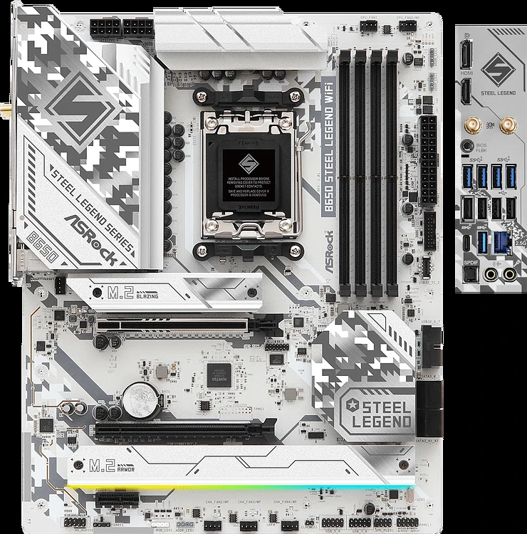 Материнская плата ASRock B650 Steel Legend WiFi DDR5
