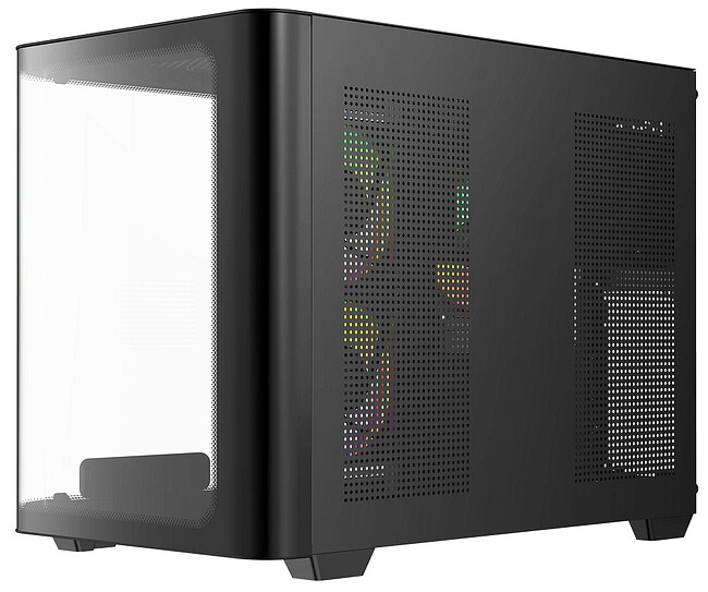 Корпус Ocypus Iota C50 BK Curve ARGB Digital mATX без БП (Iota-C50-BKD300CD-GL)