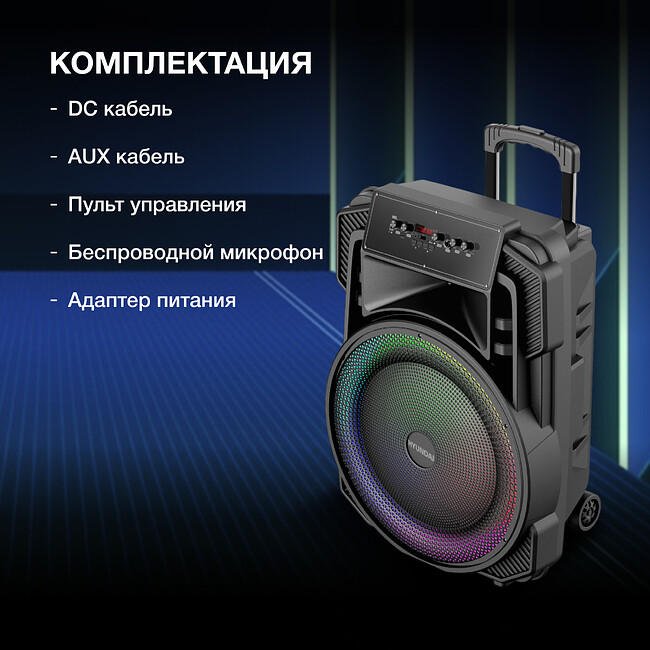 Беспроводная колонка Hyundai H-MC1295 черный