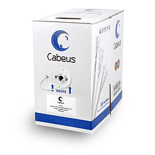 Кабель витая пара Cabeus FTP-4P-Cat.5e-SOLID-GY