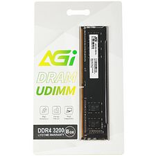 Оперативная память AGI 8GB DDR4 DIMM PC4-25600 Bulk (AGI320008UD138)