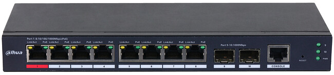 Коммутатор Dahua DH-S4210-8GT-110