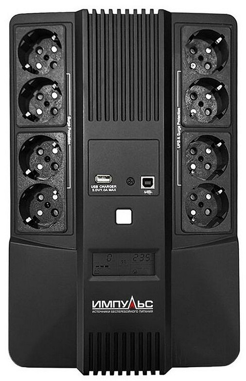 Источник бесперебойного питания Импульс Мастер 800 черный (MT80103) Источник бесперебойного питания Импульс Мастер 800 черный (MT80103)