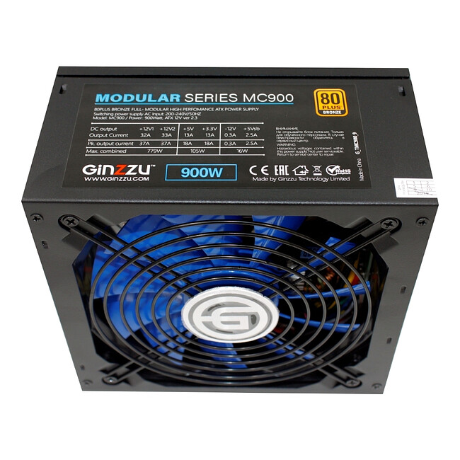 Блок питания Ginzzu MC900 900W