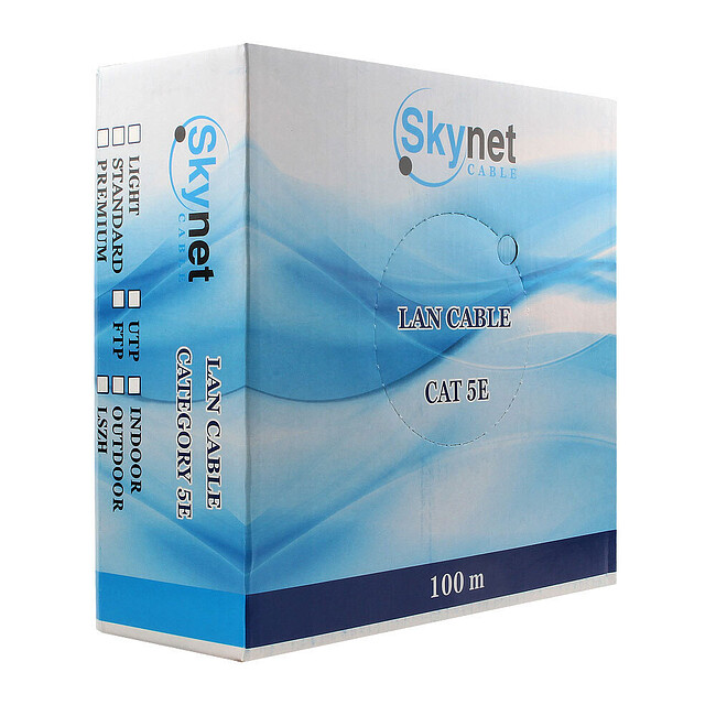 Кабель витая пара SkyNet CSL-FTP-4-CU/100 серый
