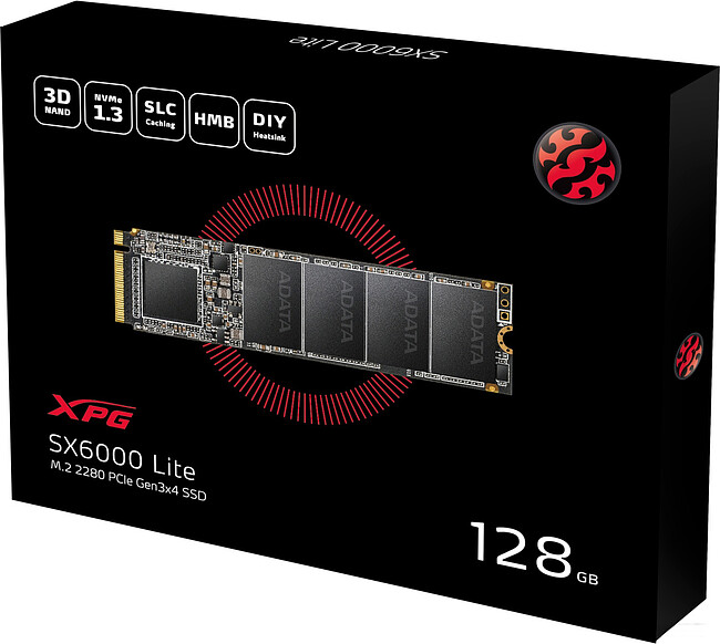 SSD диск A-Data XPG SX6000 Lite 128GB (ASX6000LNP-128GT-C)