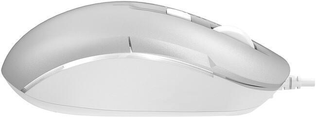Мышь A4Tech Fstyler FM26S серебристый/белый/Icy White