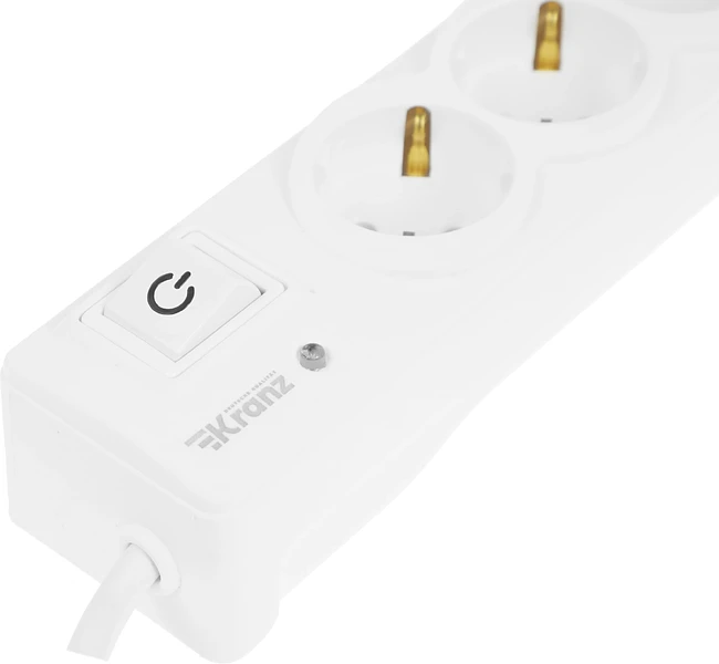 Сетевой фильтр Kranz 13-4700 белый