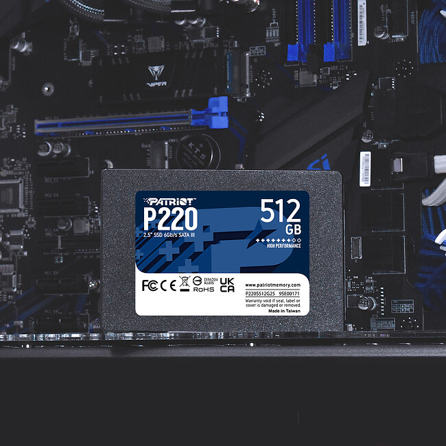 SSD диск Patriot SATA III 512Gb (P220S512G25)