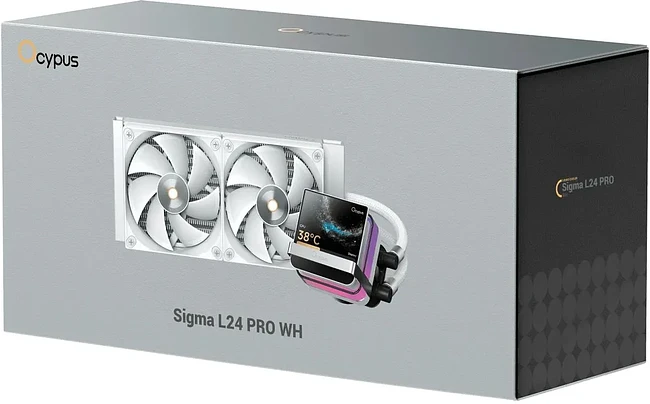 Система жидкостного охлаждения для процессора Ocypus Sigma L24 Pro WH White (Sigma-L24-WH2ANWL00P-GL)